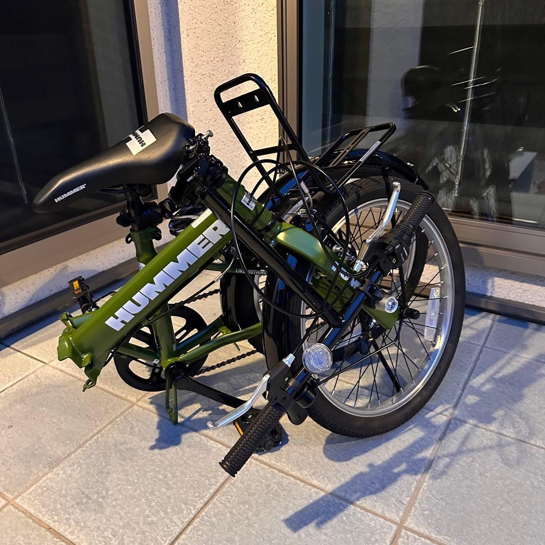 HUMMER 折りたたみ自転車 大人用【手渡し限定】