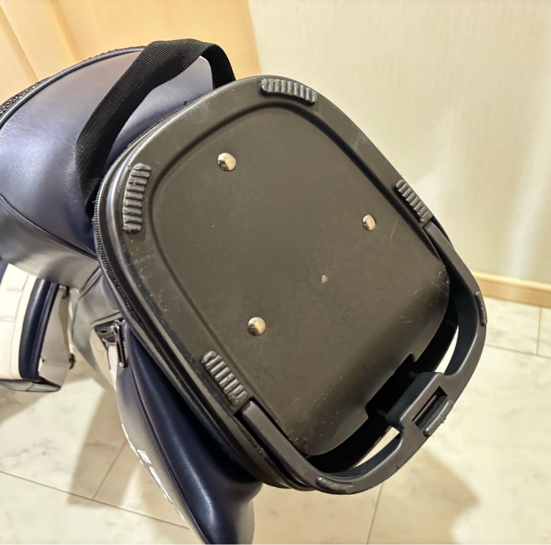 美品　アドミラル ゴルフ スタンド キャディバッグ ネイビー
