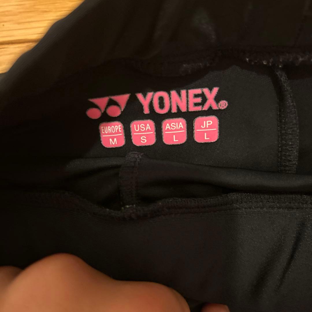 YONEX ブラックタイツ JP レディースL