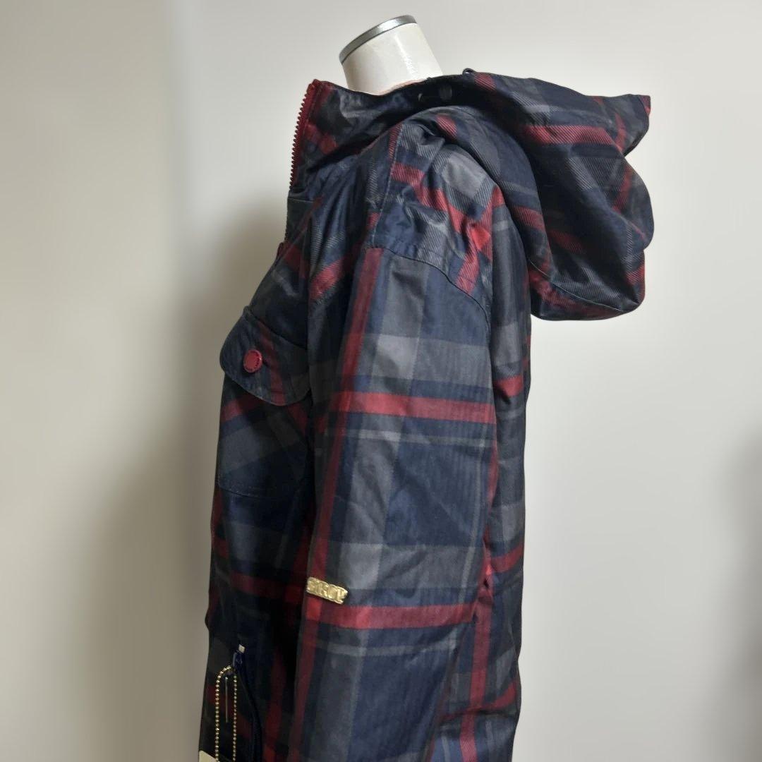 三　新品　未使用　スキーウェア　SIROP　シロップ　Sサイズ　チェックネイビー