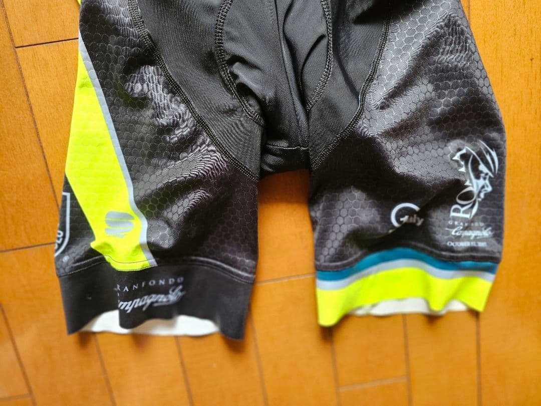 sportful Campagnolo サイクルジャージ 半袖 グレー/イエロー