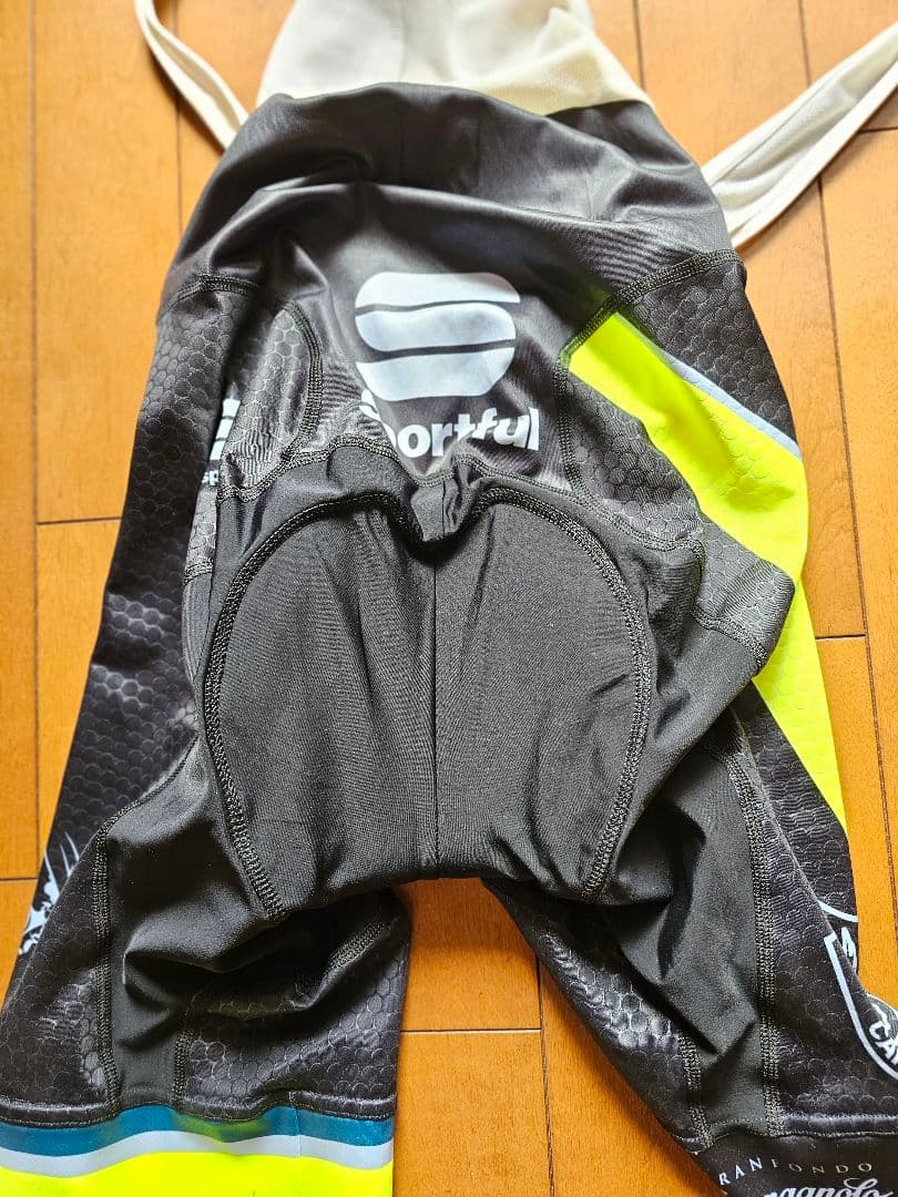 sportful Campagnolo サイクルジャージ 半袖 グレー/イエロー