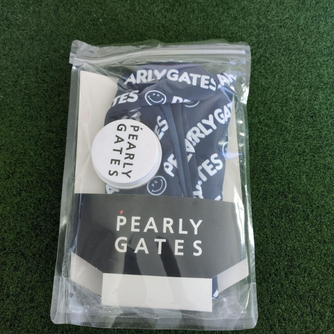【非売品・新品】PEARLY GATES氷嚢　ネッククーラーロゴ総柄 ショッパー