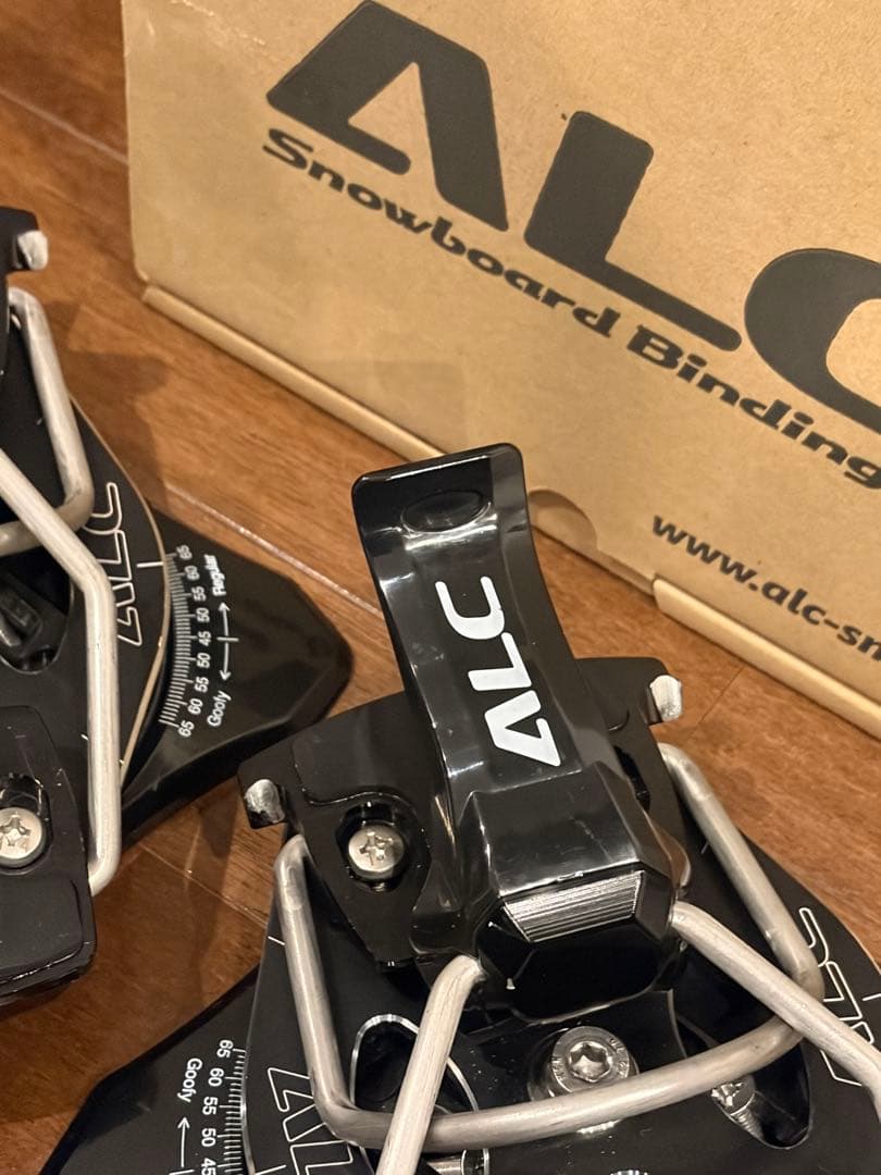 ALC スノーボードビンディング シルバーSサイズ　25-26