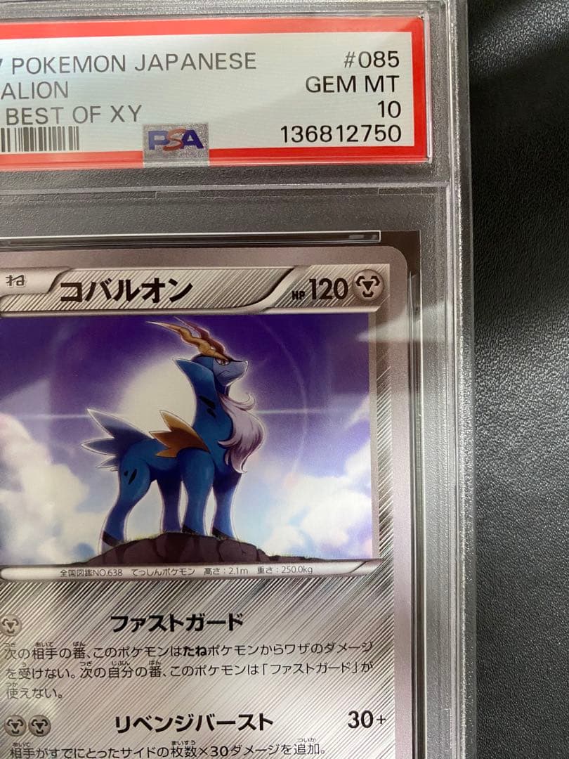 コバルオン XY PSA10 ポケモンカード　世界で6枚