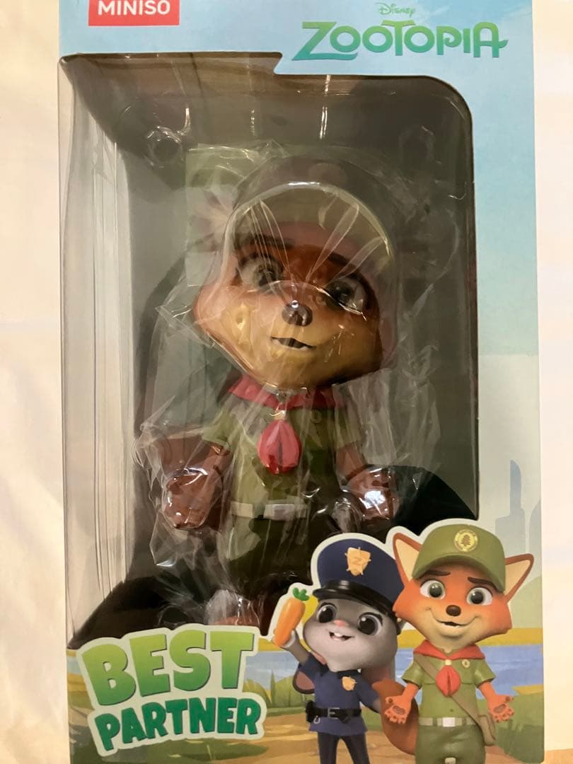 海外限定MINISO✖️ディズニー　ズートピア ニック&ジュディフィギュアセット
