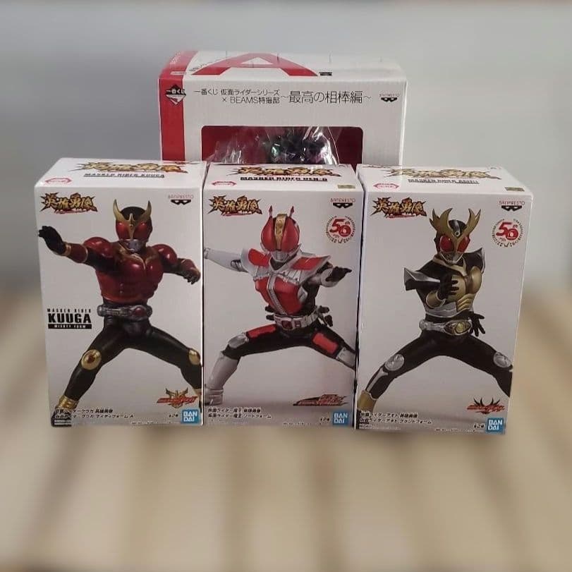 仮面ライダー フィギュア 一番くじ &英雄勇像