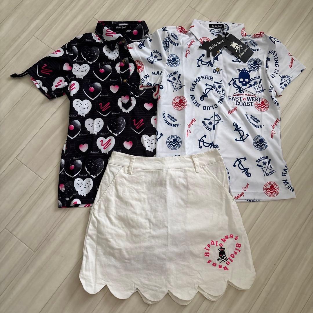 Ribie fruit ポロシャツ2枚とスカートセット