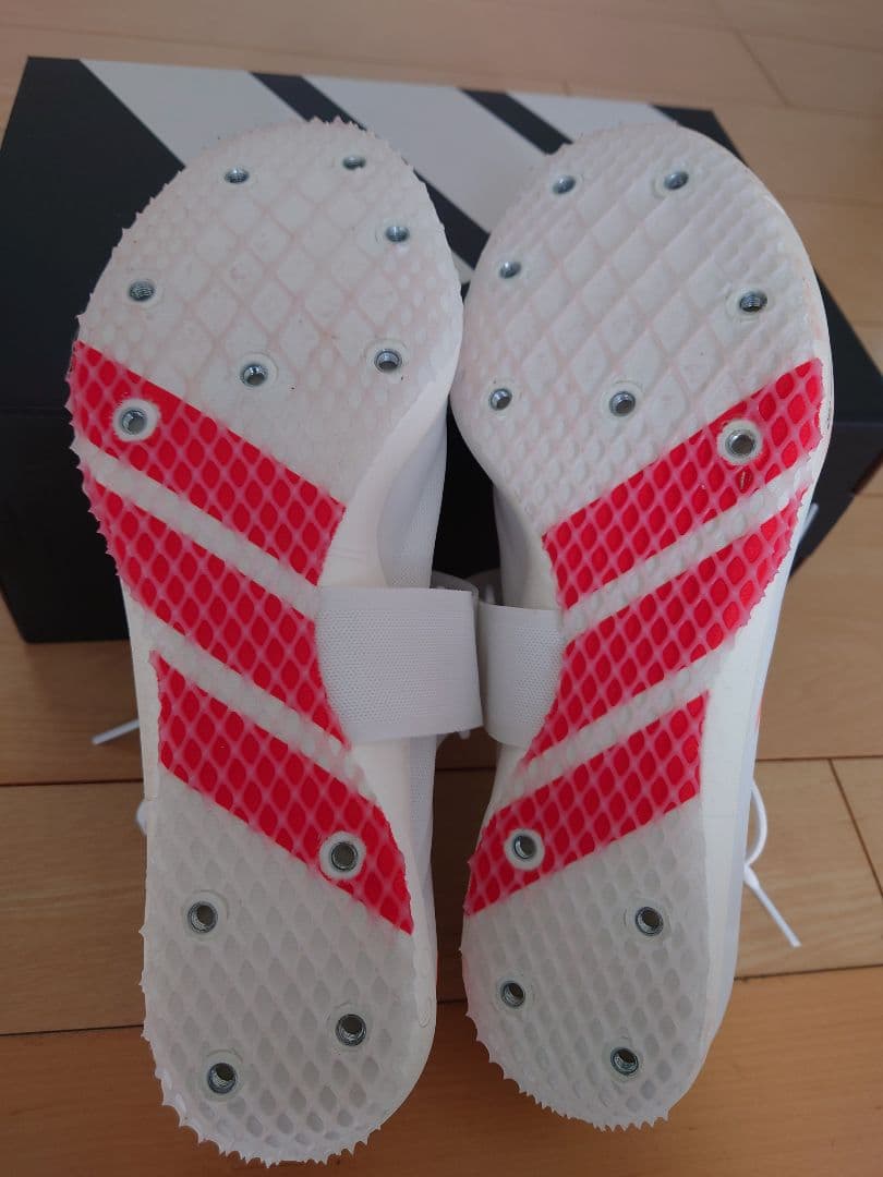 ADIZERO HJ 28.0 スパイクシューズ ホワイト/オレンジ