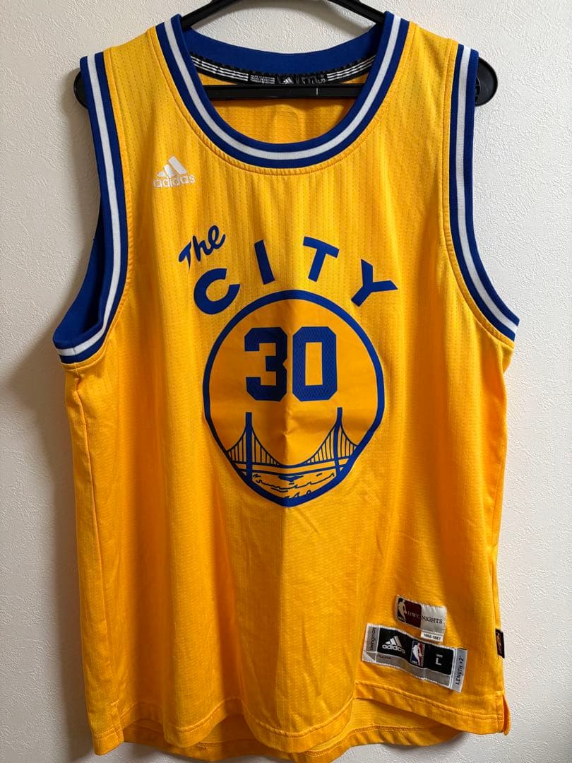 【美品】NBA カリー 30 The City ユニフォーム L ウォリアーズ