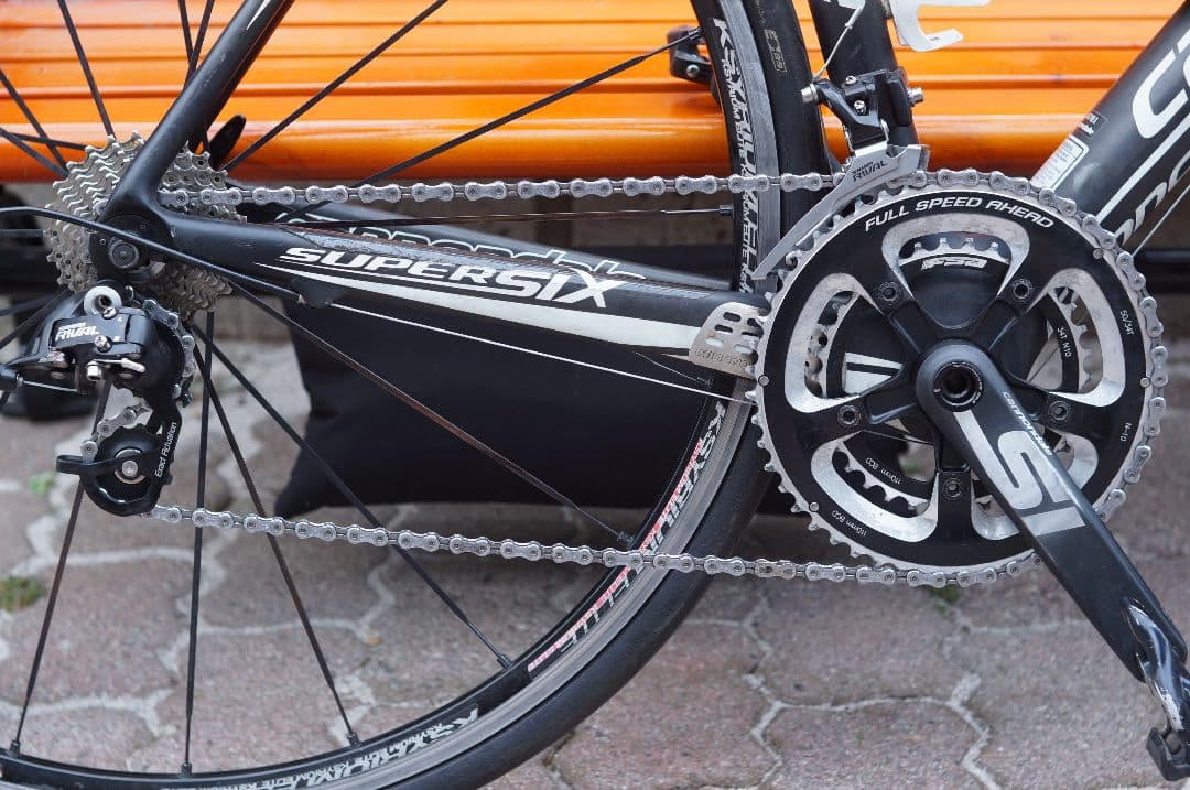 キャノンデール　supersix　SRAM Rival 組 Tチューブ補修 52