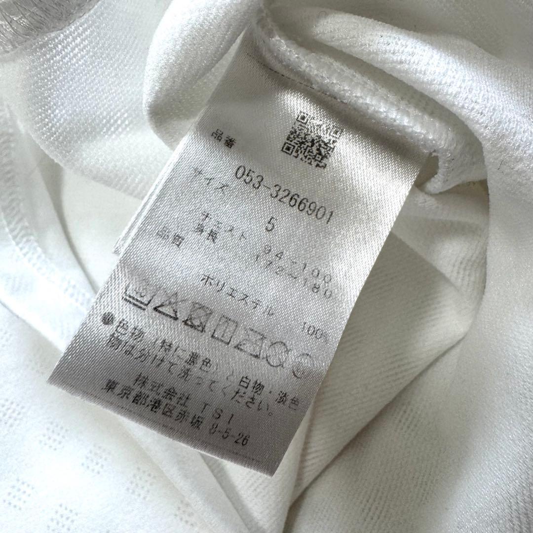 【極美品】パーリーゲイツ　ロゴ　長袖　ハイネック　シャツ　XL ホワイト