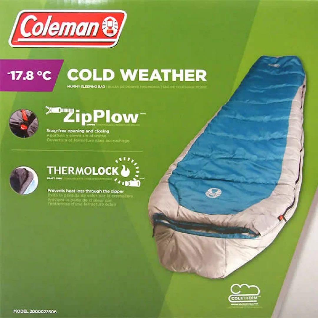 Coleman COLD WEATHER 寝袋 マミー型シュラフ