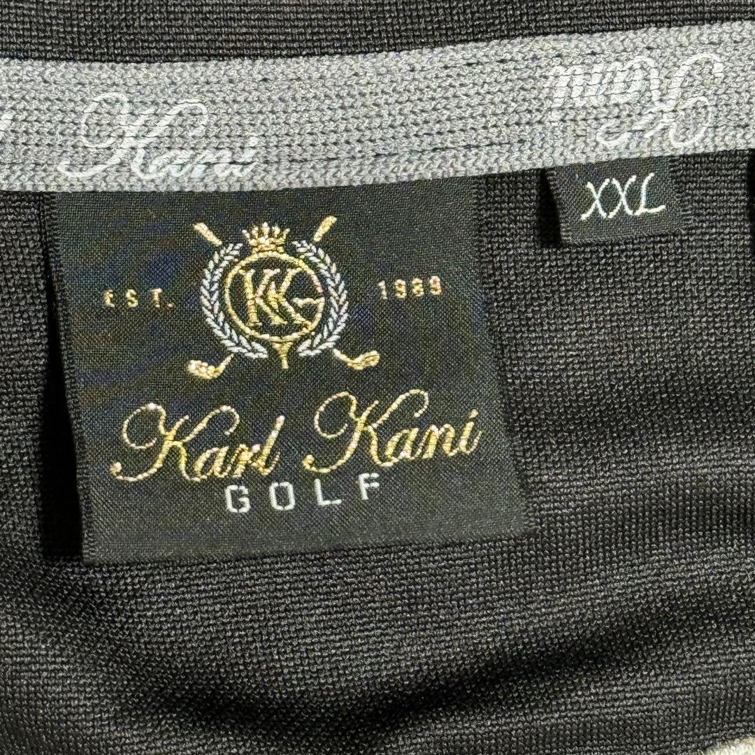 Karl Kani｛カールカナイ｝ストレッチジャケット 英文字刺繍ゴルフ XXL