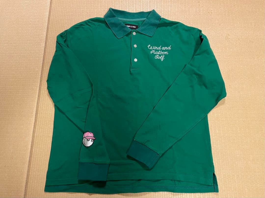 正規品WIND AND SEA Malbon Golf ポロシャツSサイズ