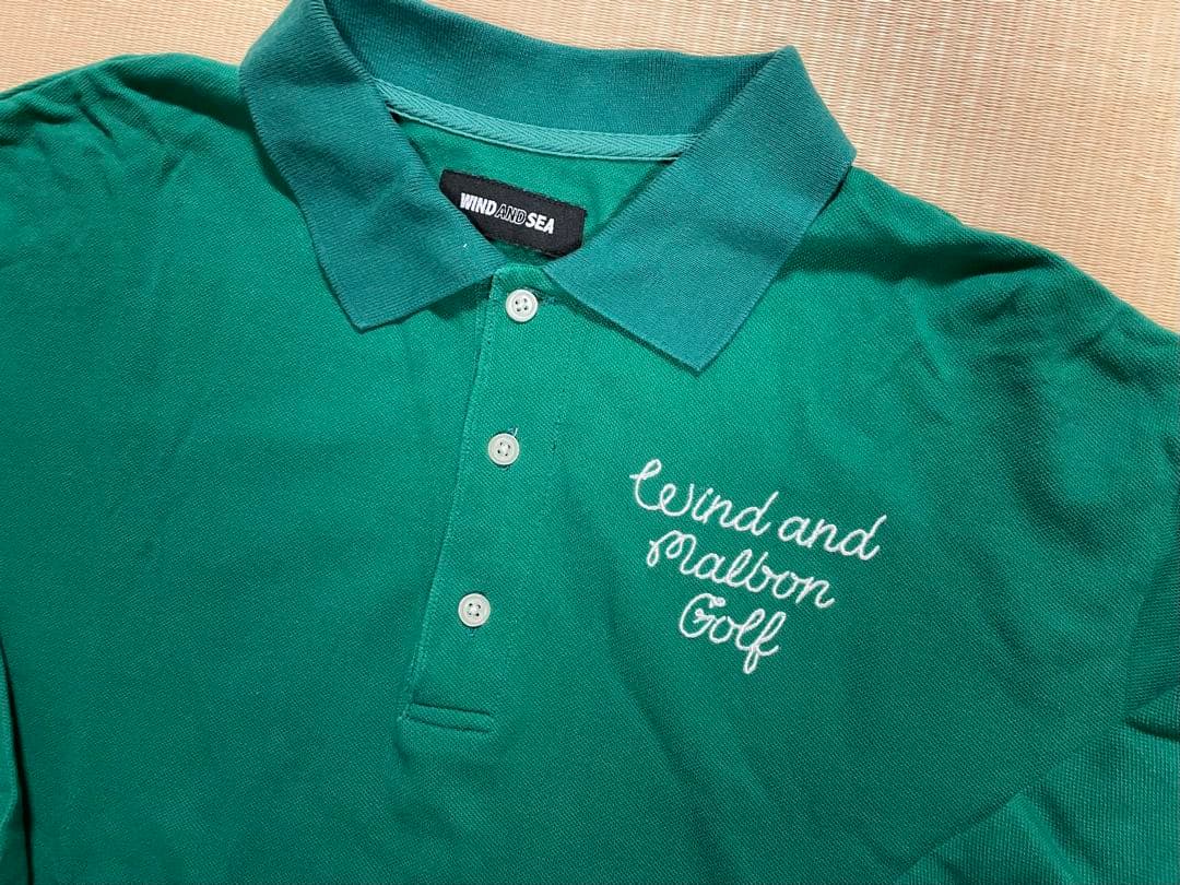 正規品WIND AND SEA Malbon Golf ポロシャツSサイズ