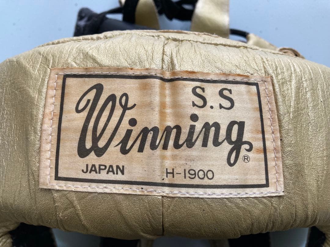 【当時物希少】Winning ヘッドギア H-1900ゴールド