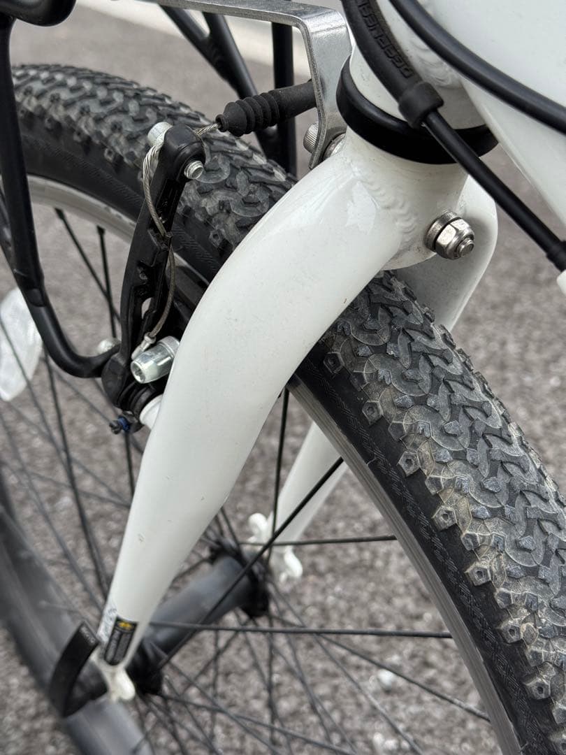 LOUIS GARNEAU j22 ホワイト 自転車 バスケット付き