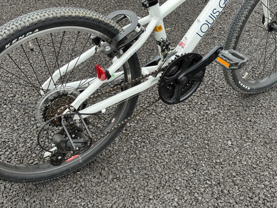 LOUIS GARNEAU j22 ホワイト 自転車 バスケット付き