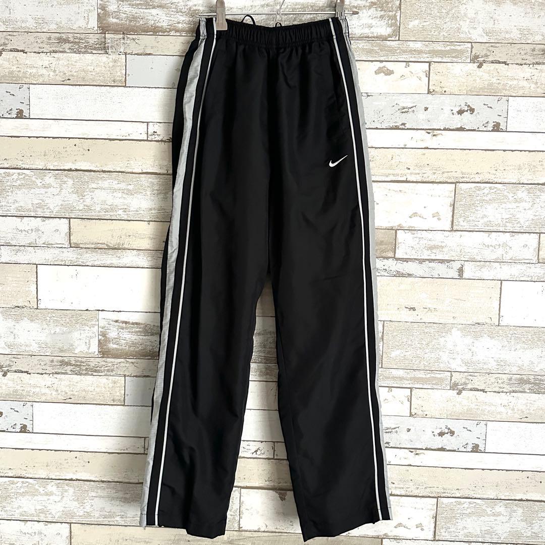 未使用級 NIKE 00's y2k ウインドブレーカー 上下 ブラック