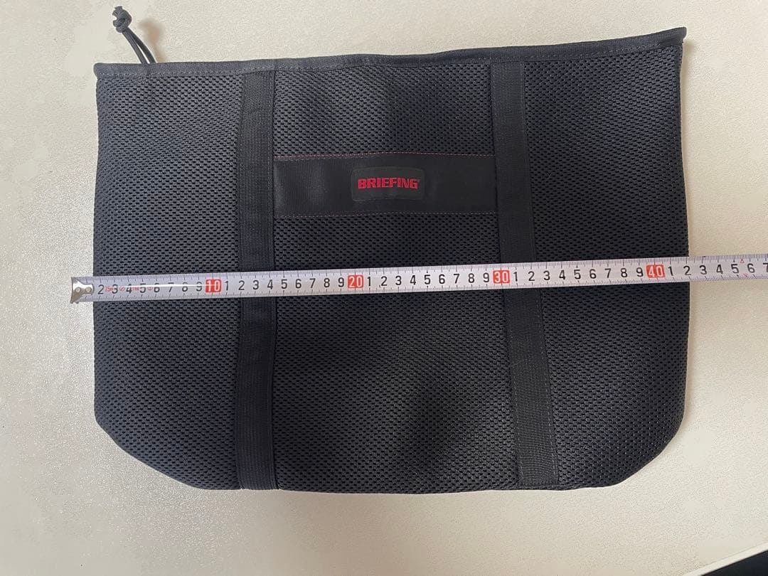 新品・未使用BRIEFING ブラックメッシュランドリーバッグ