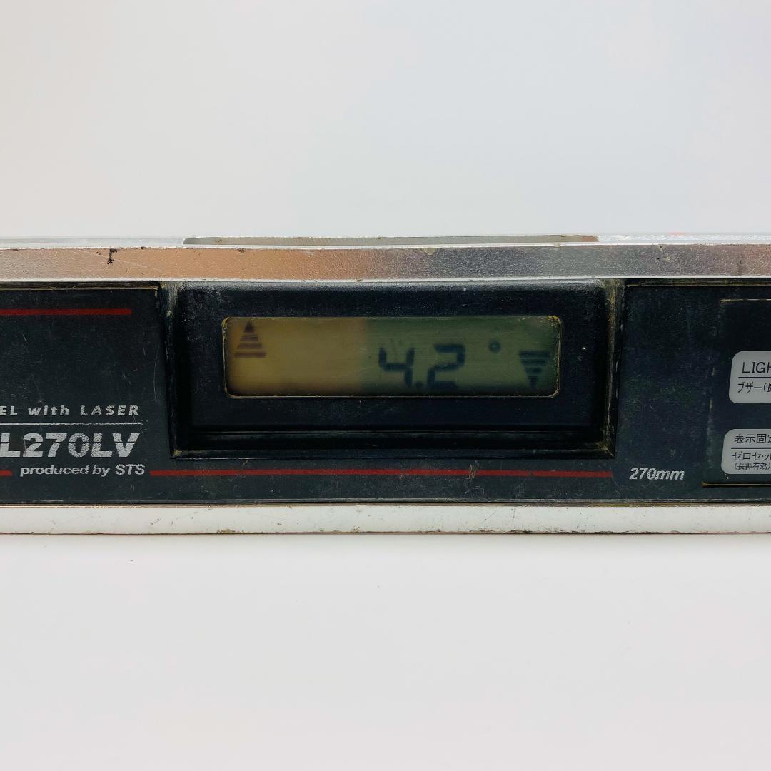 【動作確認済】STS レーザ付デジタル傾斜計 DL270LV　№1