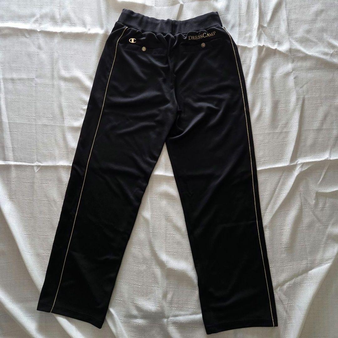 Champion チャンピオン×ドレスキャンプ セットアップジャージ 黒×金 L