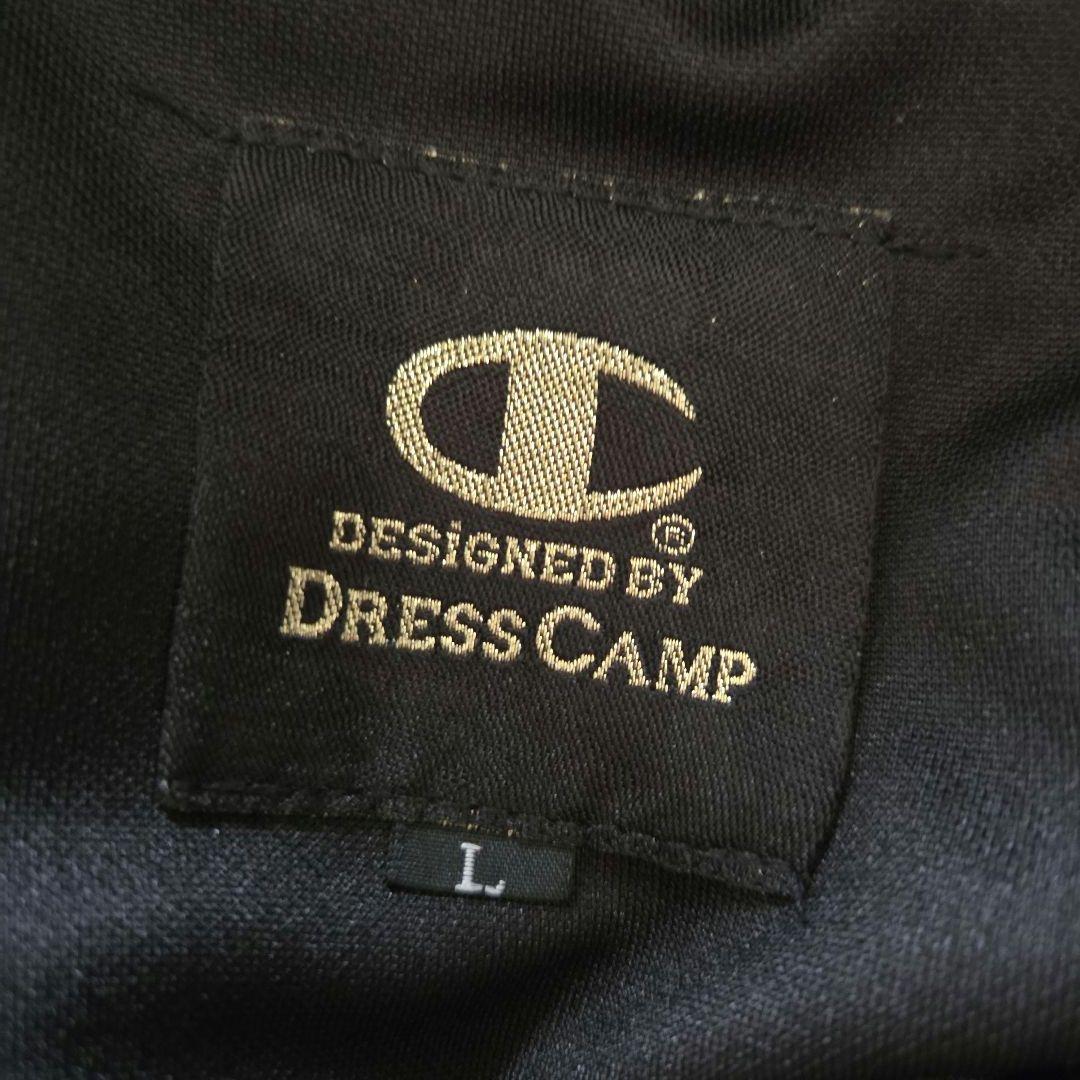 Champion チャンピオン×ドレスキャンプ セットアップジャージ 黒×金 L