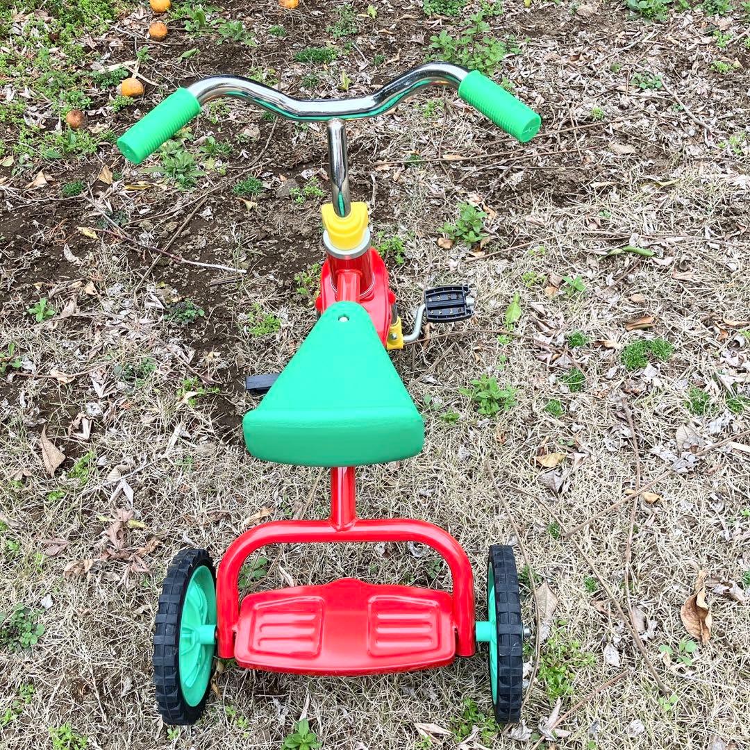 TSUBAME ツバメ 豆ダッシュ 子供用 三輪車 レッド グリーン レトロ