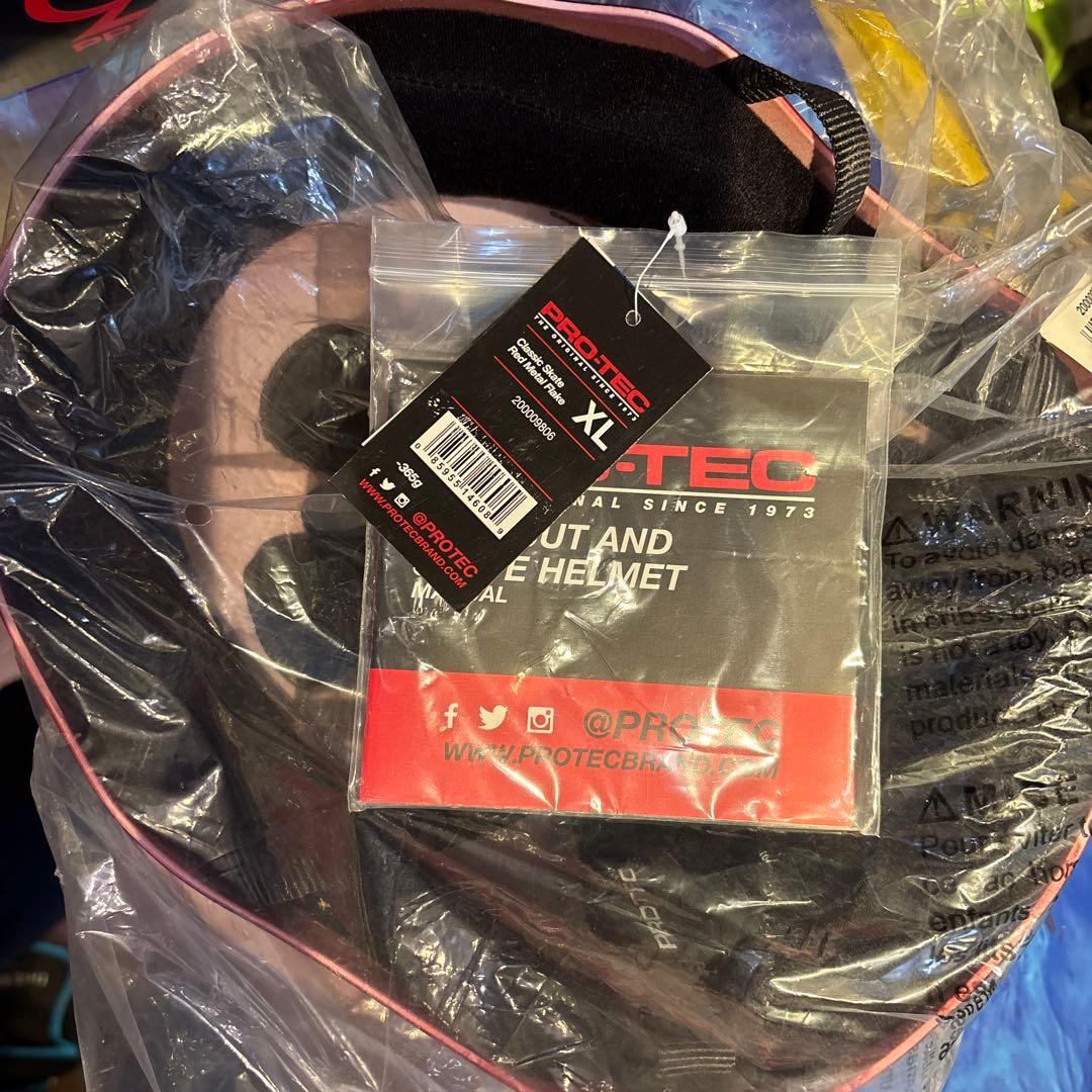 PRO-TEC CLASSIC SKATE HELMET XL レッドメタリック