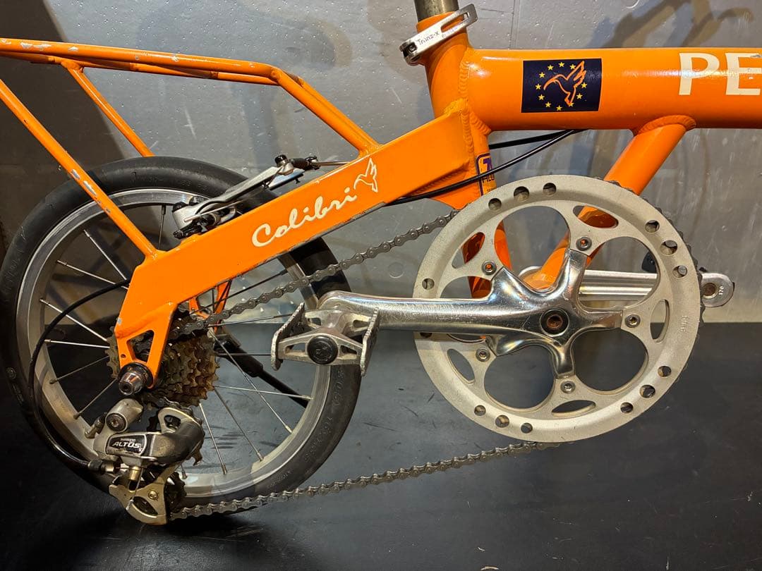 D29 訳有 中古折りたたみ自転車/PEUGEOT プジョーコリブリ 16インチ