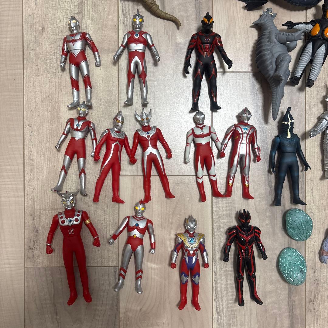 ウルトラマン＆ウルトラ怪獣ソフビ　53体まとめ売り