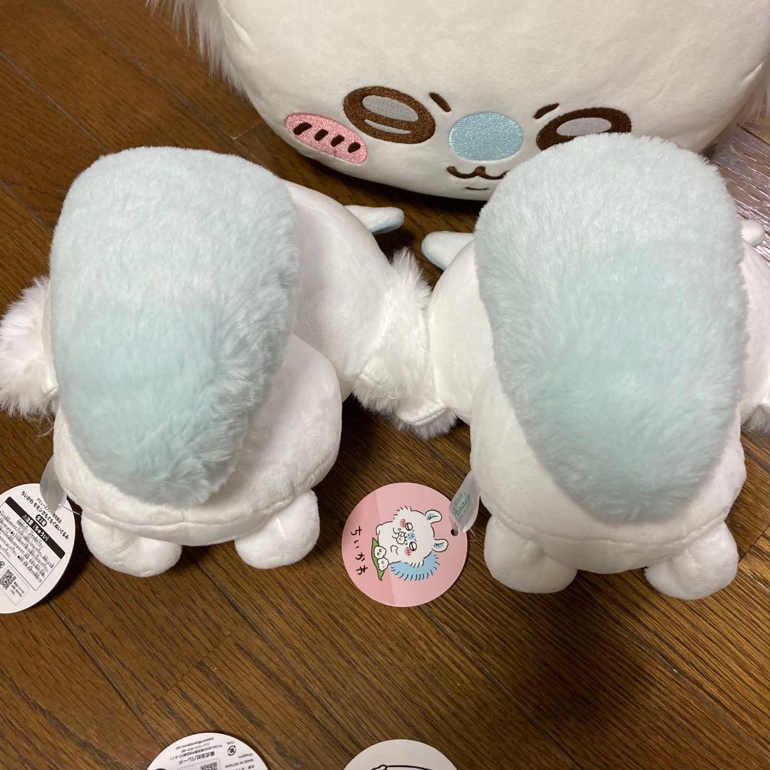 ちいかわ　モモンガぬいぐるみ　マスコット　まとめ売り　ハチワレ　ねそべりもっちる
