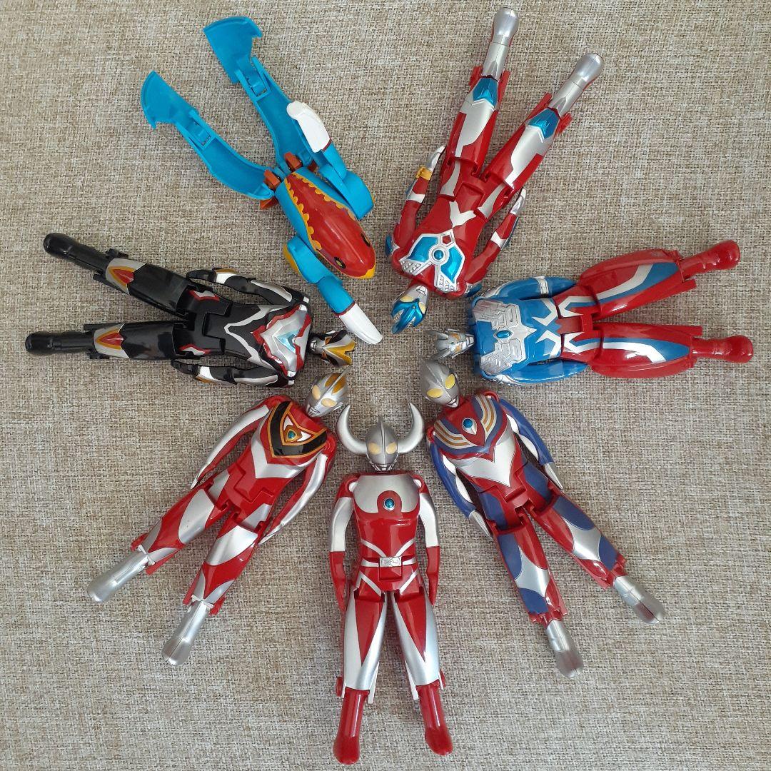 ウルトラマン エッグ 変形 アクションフィギュア ７体セット