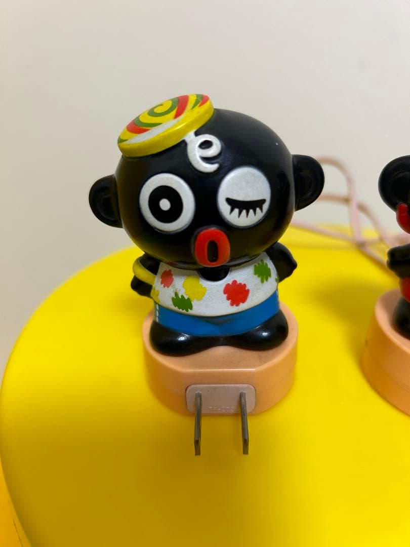 当時物　ダッコちゃん人形　ソフビフィギュア　延長コード　レトロポップ　タカラ製