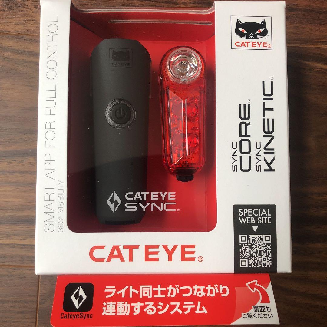 キャットアイ HL-NW100RC+TL-NW100KシンクコアUSB前後ライト