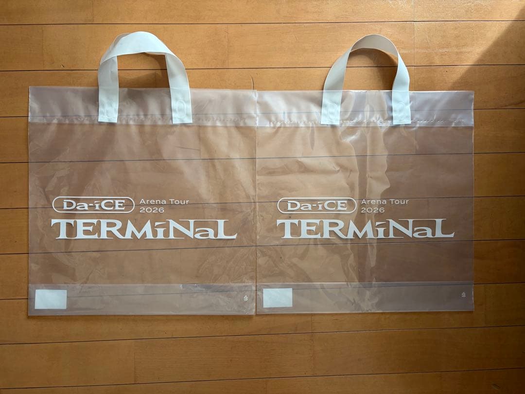 Da-iCE TERMiNaL 2点セット+ ショッパー_WHITE付き