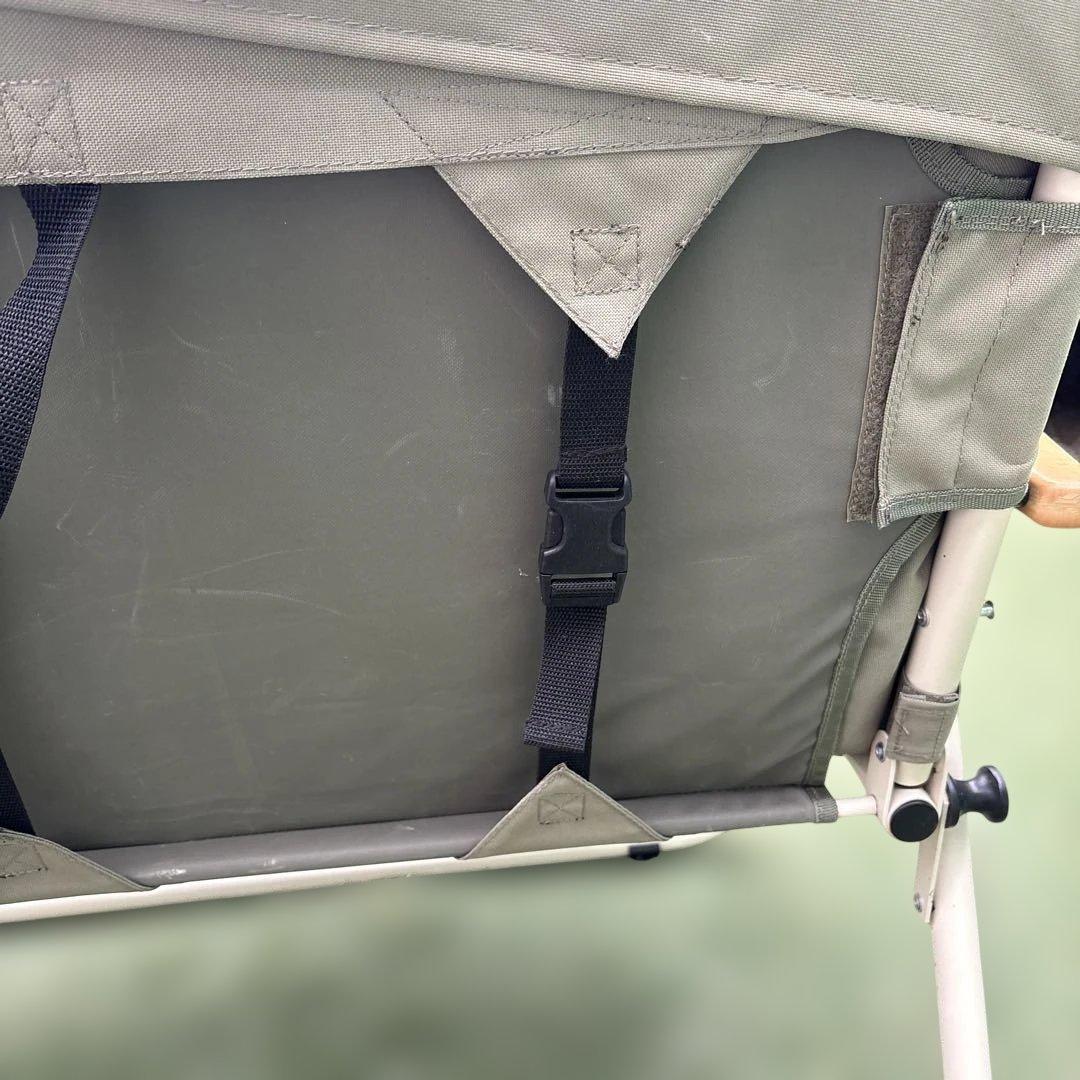DOD 廃盤カラー グッドラックソファ アウトドアベンチ カーキ×ベージュ