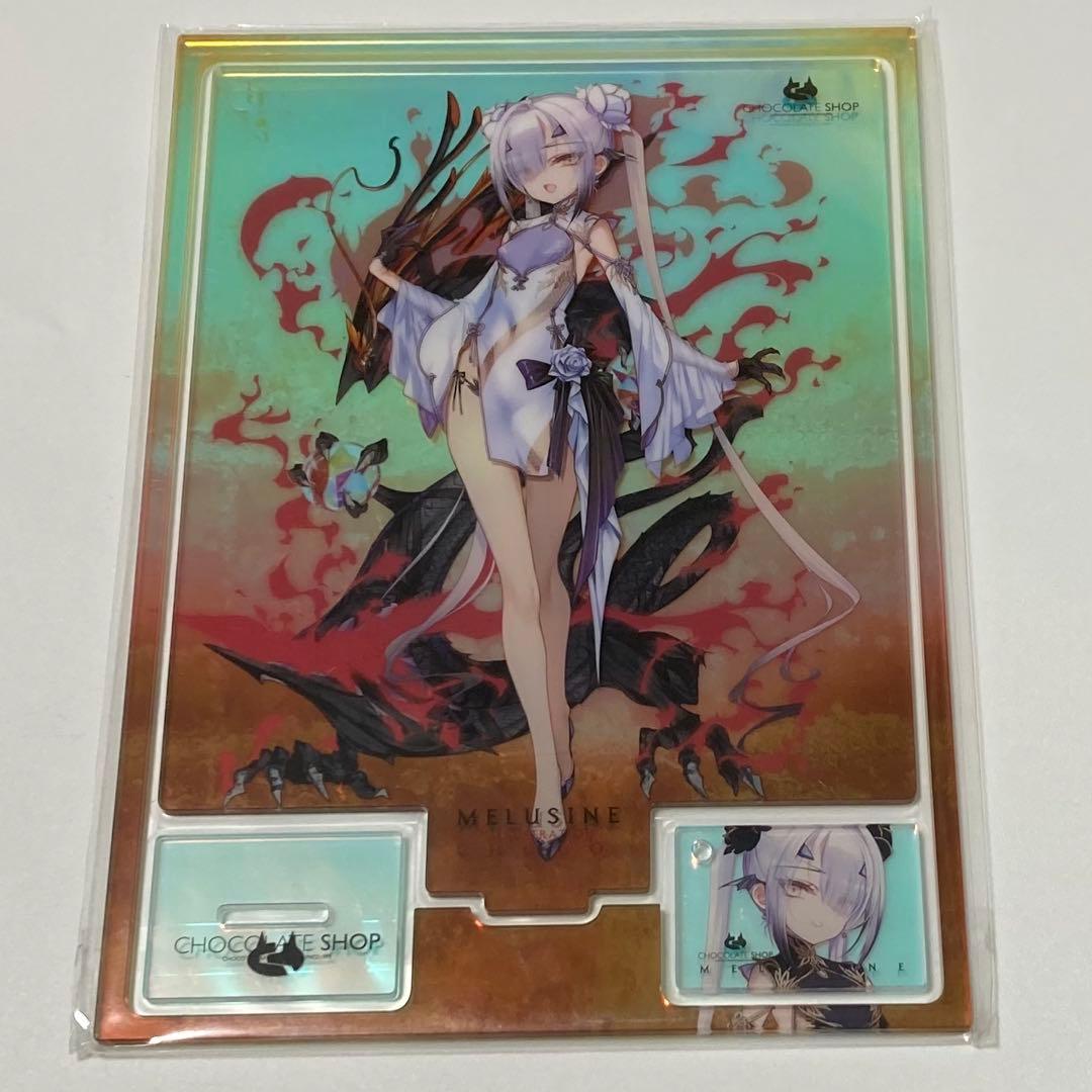 C107 CHOCO メリュジーヌ アクリルスタンド 白チーパオ