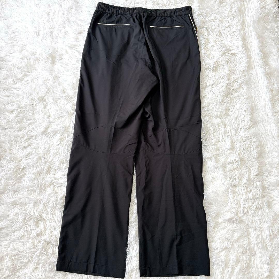 テーラーメイド ゴルフパンツ 黒 XL メッシュ ロゴ