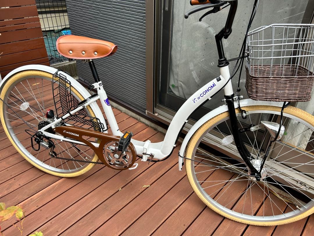 らぁこ専用//CONOMi 折りたたみ自転車（26インチ）