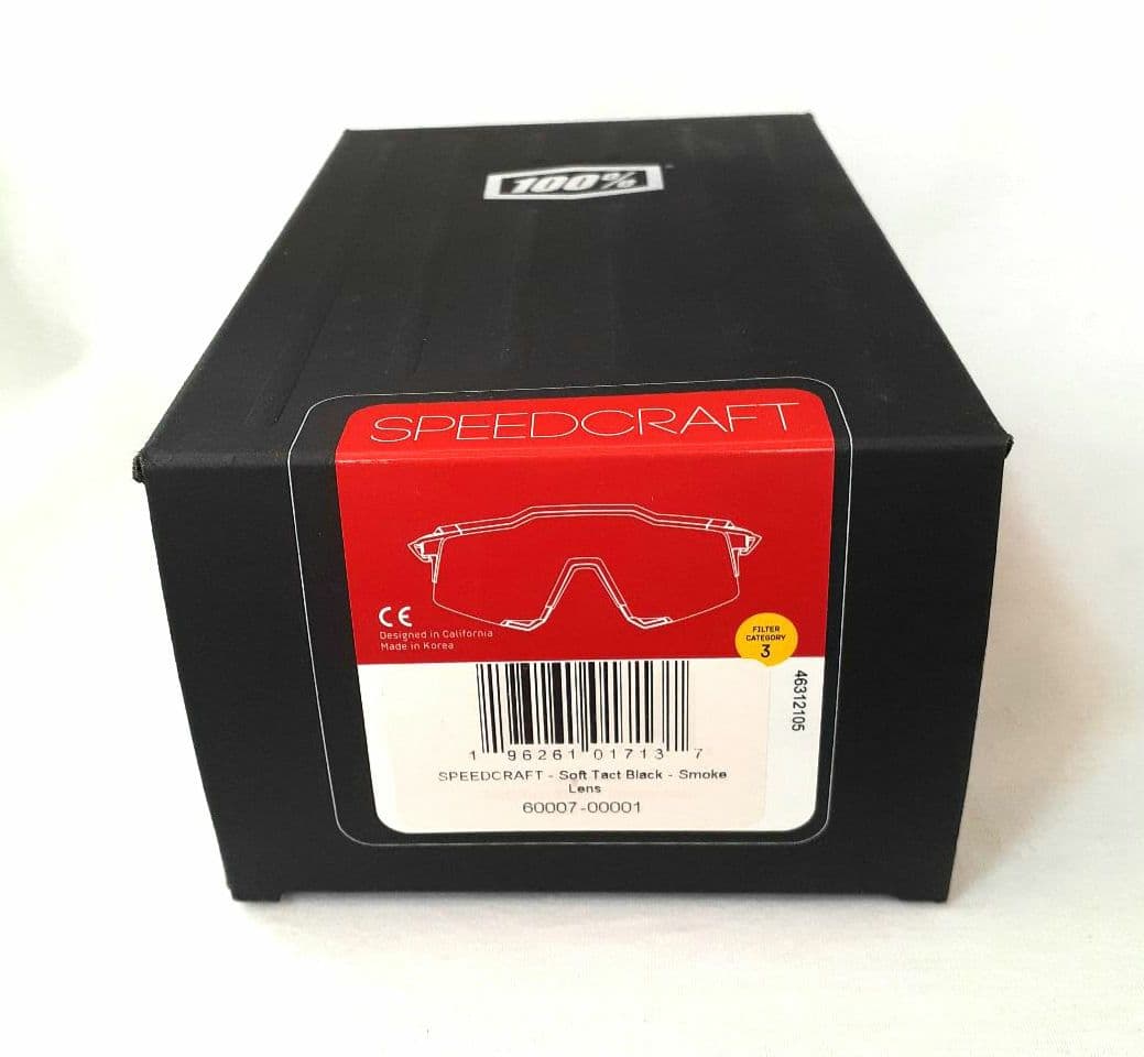 中古100% SPEEDCRAFT ブラック ワンハンドレッド サングラス