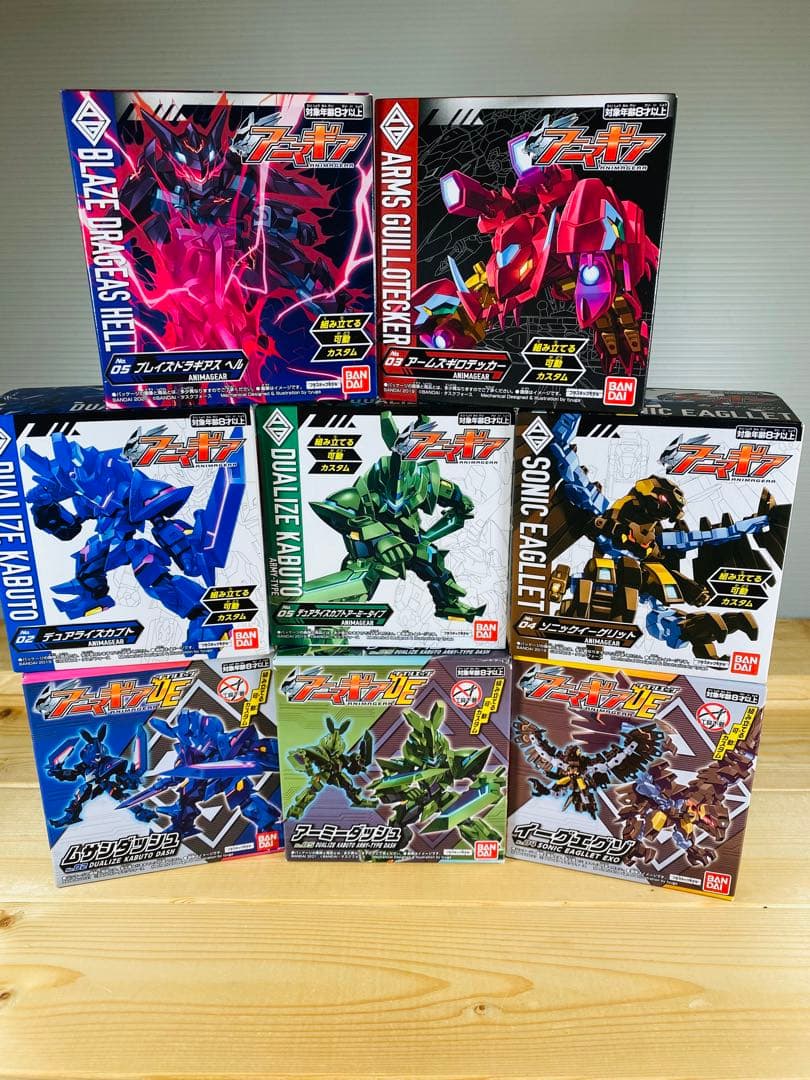 アニマギア　フィギュア　食玩　昭和レトロ　プラモデル　合体変形　特撮　まとめ