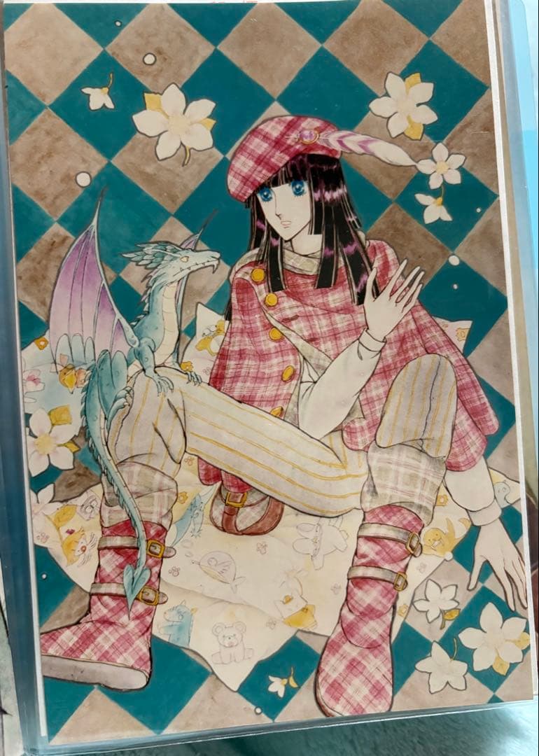 中山星香　ポストカード（絵葉書）14枚＋ファンクラブ暑中見舞