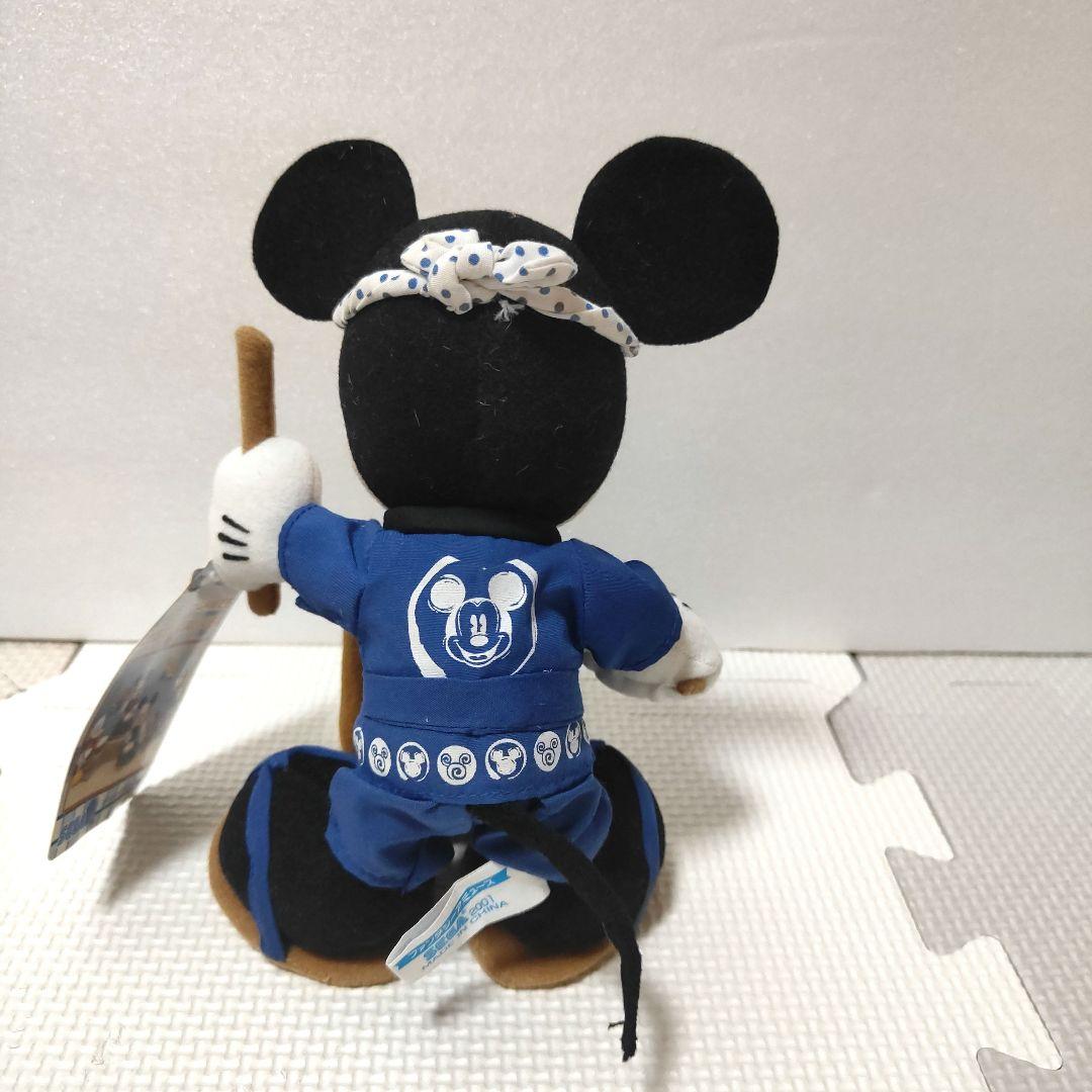 希少 レア　ディズニー ミッキーと仲間たち 和太鼓スタイルぬいぐるみ　4点セット