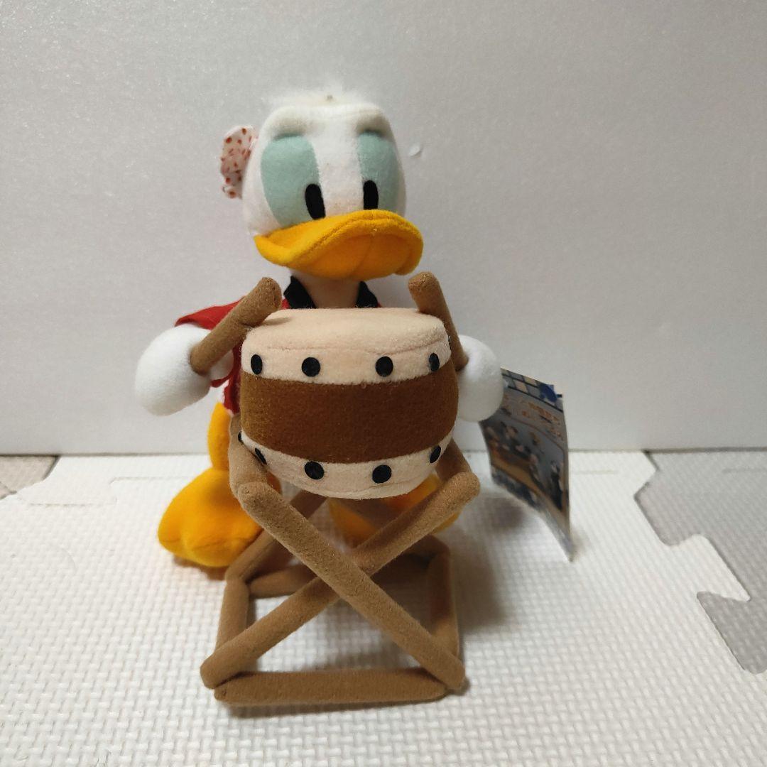 希少 レア　ディズニー ミッキーと仲間たち 和太鼓スタイルぬいぐるみ　4点セット