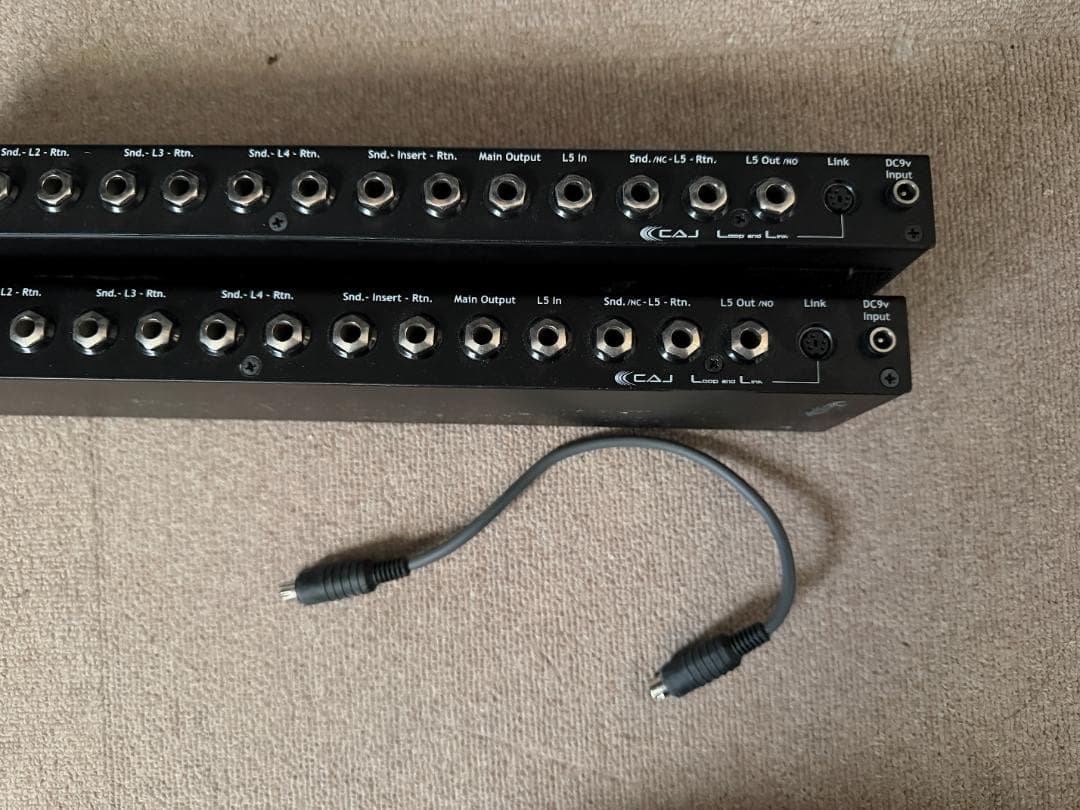 CAJ Loop and Link 2台セット LINKケーブル付 スイッチャー
