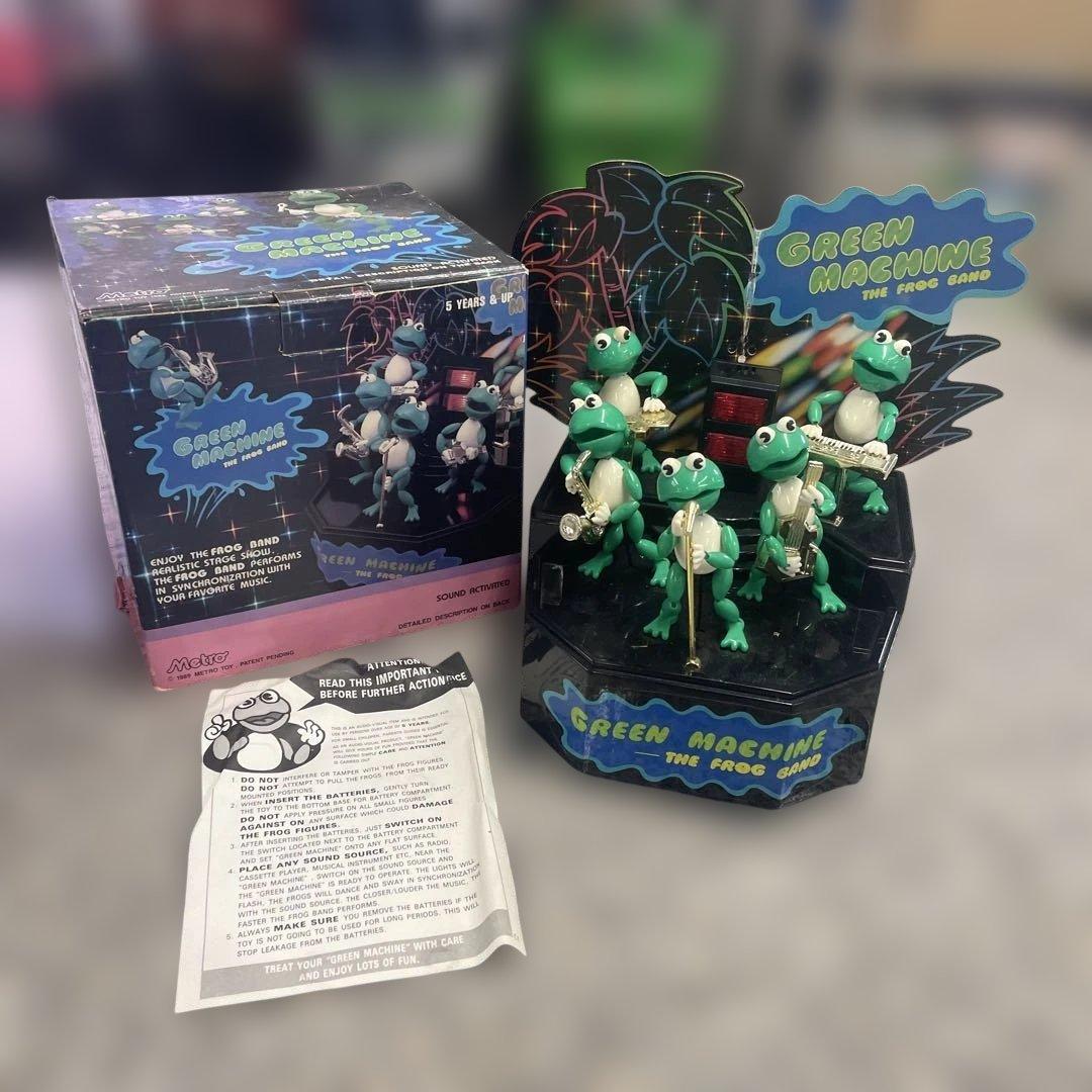 GREEN MACHINE THE FROG BAND おもちゃ レトロ 格安