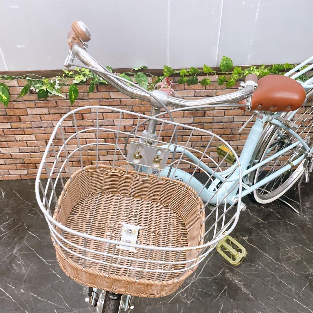 【17】子供用自転車 子供車 TASKwans.b 水色 24インチ