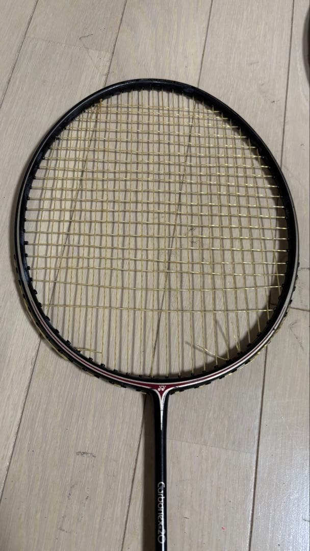 バトミントン ラケット2本 YONEX CARBONEX20 PROKENNEX